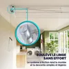 Foxydry Mini 128 cm blanc – Étendoir à linge de plafond Voir les images du produit 6