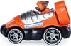 A toy vehicle with a dog figurine inside, shown from the side against a white background. Produktbild-Vorschau