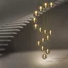 ZMH Hanglamp voor eettafel, 15-lichts, glazen pendellamp, Productafbeelding-voorbeeld 9