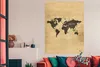 MuchoWow® Poster Weltkarte - Vintage - Zitat 120x160 cm - Produktbild-Vorschau 2