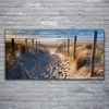 Glasbilder 120x60 Wandbild Druck auf Glas Fußpfad Meer Produktbild-Vorschau 2