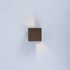 LED Wandleuchte, Up & Down, Holzoptik, wetterfest, L 10 cm Produktbild-Vorschau 2