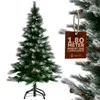 CASARIA® Weihnachtsbaum künstlich 180 cm Schnee-Optik und Produktbild-Vorschau 1