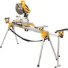 A Dewalt miter saw mounted on a portable stand. Produktbild-Vorschau