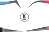 Set di pinzette K-Pro in custodia nera - Set da 4 pezzi Anteprima dell’immagine prodotto 4