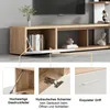 Merax Wandschrank mit drei Regalen und einer Tür, mit zwei Produktbild-Vorschau 8