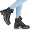Rieker Boot - Schwarz Synthetik Größe: 42 Normal Produktbild-Vorschau 42