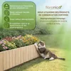 Floranica Bordure de Jardin en bois 40 x 200 cm Naturel Voir les images du produit 9