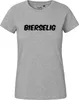 Huuraa Damen T-Shirt Bierselig Schriftzug M Sport Grey Bio Produktbild-Vorschau 2