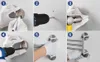 Edelstahl Handtuchhalter Bad Schwenkbar 3-armige Produktbild-Vorschau 11