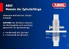 ABUS Profil-Zylinder KD6XNP 30/30 mit Codekarte und 5 Produktbild-Vorschau 5