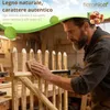 Floranica Cancello da giardino legno di nocciolo per Anteprima dell’immagine prodotto 8