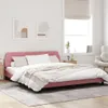 vidaXL Struttura letto con testiera "Dover" rosa 180x200 cm Anteprima dell’immagine prodotto 10
