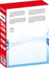 The image shows the side and part of the back of a product box for vacuum cleaner bags. It features branding, product information in multiple languages, and diagrams illustrating product features. Náhled obrázku produktu