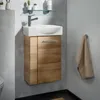 Fackelmann SBC MILANO Gäste WC Set 2-teilig 45 cm, Braun Produktbild-Vorschau 3