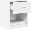 vidaXL Noční stolky 2 ks se zásuvkou bílé 40x34x50 cm Náhled obrázku produktu 5