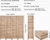 SucceBuy-Raumteiler aus Holz – 4 Paneele, 169 cm hoch, Produktbild-Vorschau 8