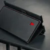 TORRO Galaxy Z Fold7 Lederhülle - Schwarz mit Rotem Detail Produktbild-Vorschau 5