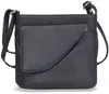 Frentree Umhängetasche, Kleine Ledertasche in schwarz, Produktbild-Vorschau 2