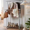 Kleiderständer Garderobe mit Rollen Ausziehbar Produktbild-Vorschau 8