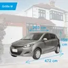CARTREND Vollgarage M (472x203x159cm) blau Produktbild-Vorschau 6
