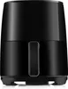 A black air fryer is shown from the front against a white background. Náhľad obrázku produktu