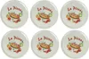 Saturnia Pizzateller mit Muster (6 Stück, La Pizza Ø 31cm) Produktbild-Vorschau 1