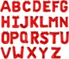 Ballon en plastique lettre R, rouge, env. 40 cm, pour Voir les images du produit 2