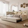 A bedroom scene with a daybed and a pull-out trundle bed. Podgląd zdjęcia produktu
