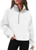 ASKSA Dámská mikina s límečkem Stand-Up Zip Pullover Plain Náhled obrázku produktu 1
