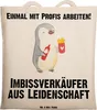 Mr. & Mrs. Panda Jutebeutel Imbissverkäufer Leidenschaft - Produktbild-Vorschau 1