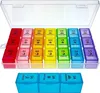 Tablettenbox 7 Tage - Pillendose 3 Große Fächer Produktbild-Vorschau 1