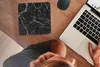 MuchoWow® Mauspad Mousepad Marmor - Schwarz - Weiß - Textur Produktbild-Vorschau 3