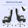 Sedia da ufficio HOMCOM, sedia da scrivania ergonomica con Anteprima dell’immagine prodotto 7