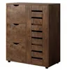 A wooden cabinet with multiple drawers. Náhľad obrázku produktu