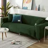 Bezug für Sofa, 3-Sitzer-Sofa, elastisch, flaschengrün Produktbild-Vorschau 2