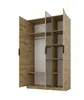 PAWS MOBEL Armadio inclinabile in rovere Artisan 150x52x200 Anteprima dell’immagine prodotto 5