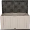 An open storage box with its lid raised. Podgląd zdjęcia produktu