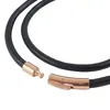 Lederkette Lederband 4 mm Herren Halskette Schwarz 17-100 Produktbild-Vorschau 2