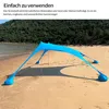 Strandzelt Sonnenschutz, UV-Schutz Strandmuschel für Strand Produktbild-Vorschau 4