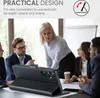 A group of business professionals in a meeting, with a phone case displayed prominently on the table. Produktbild-Vorschau