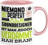 Sounddesigner Geschenk Tasse Lustige Geschenkidee für Produktbild-Vorschau 1