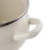 A close-up view of the handle and rim of a cream-colored pot. Produktbild-Vorschau