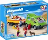 Playmobil family van with boat trailer on a beach. Podgląd zdjęcia produktu