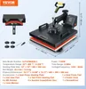 Transferový lis 38 x 38 cm, tepelný lis 220 V, transferový Náhled obrázku produktu 7