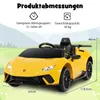 COSTWAY auto elettrica per bambini Lamborghini, 12V auto Anteprima dell’immagine prodotto 2