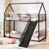 Letto a soppalco COSTWAY 90x200cm con scivolo, scala e Anteprima dell’immagine prodotto 9