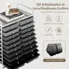 Vozík s 20 stohovatelnými zásuvkami, zásuvkový vozík, Náhled obrázku produktu 3