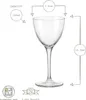 A diagram showing the dimensions and capacity of a cocktail glass. Produktbild-Vorschau