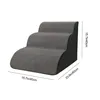 OKWISH 3-stufige Hunderampe Hundetreppe, Treppe Hundetreppe Produktbild-Vorschau 3